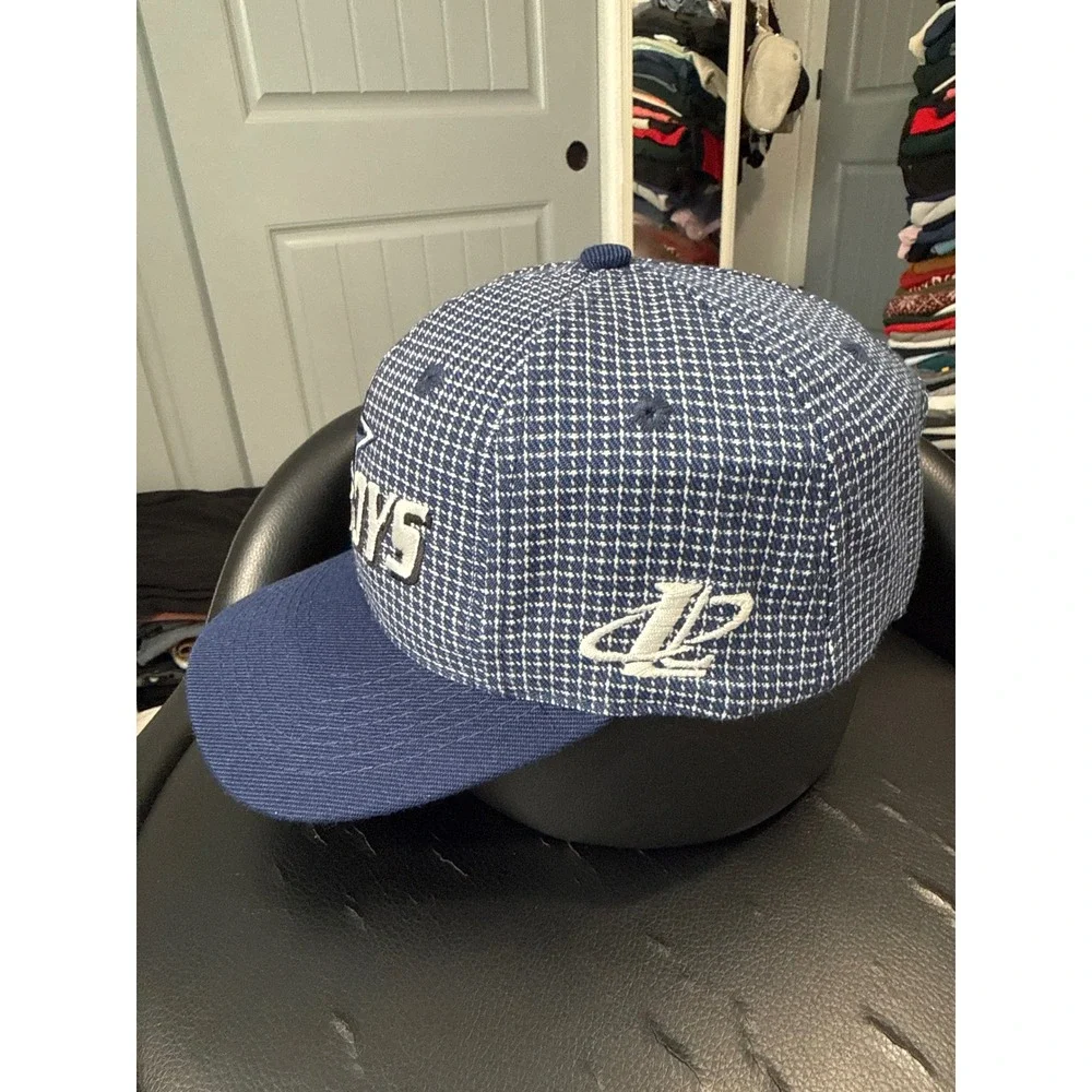 Vintage Dallas Cowboys Logo Athletics NFL Pro Line Snapback Hat Blue White